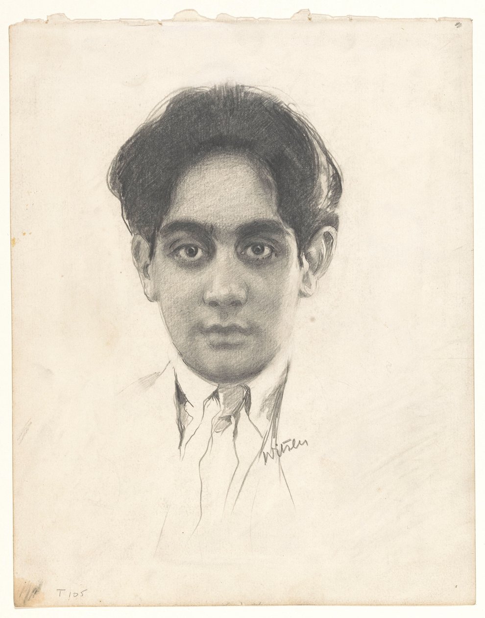 Portret van Karamjit Singh Sahib Bahadur، prins van Kapurthala بواسطة فيليم ويتسن (توقيع الفنان)