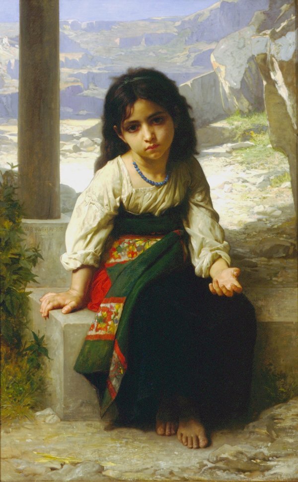 متسول الصغير (1880) بواسطة وليام أدولف بوغيرو