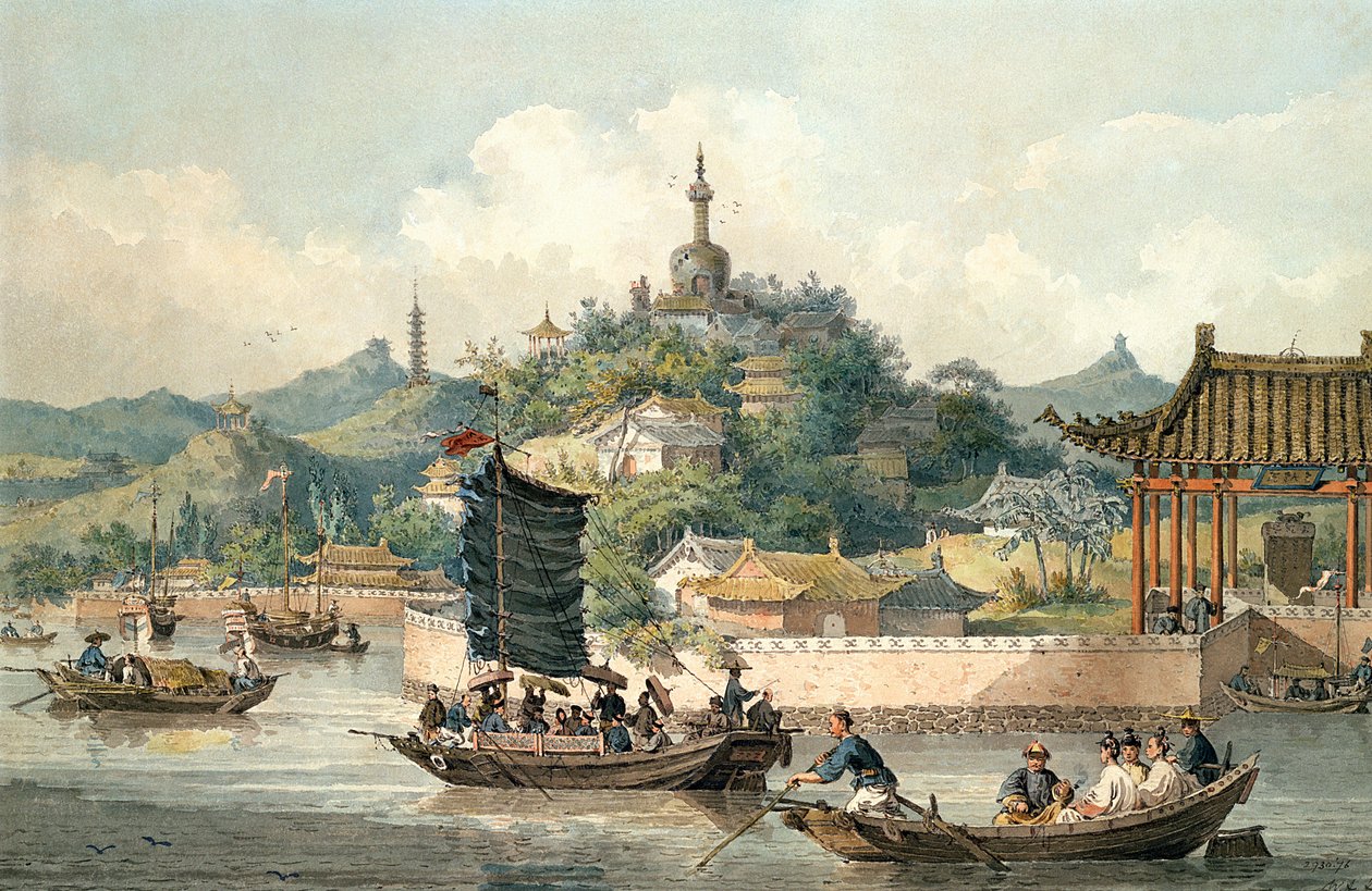 إمبراطور حدائق الصين ، القصر الإمبراطوري ، بكين ، 1793 بواسطة وليام الكسندر
