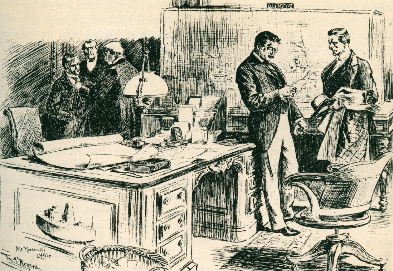 ثيودور روزفلت عام 1897 بواسطة وليام ألين روجرز