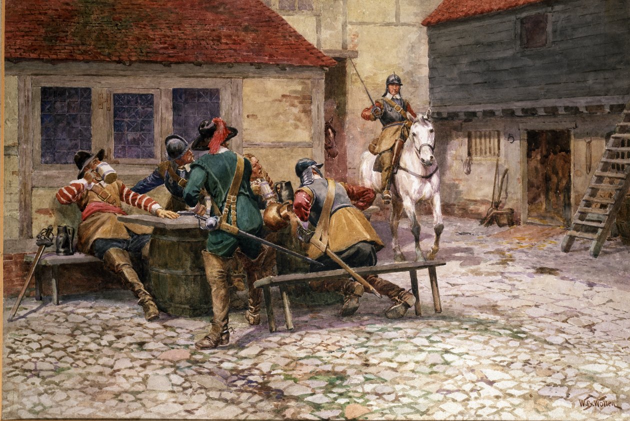 الحرب الأهلية الإنجليزية في 1645 ، 1900 بواسطة صوف ويليام بارنز