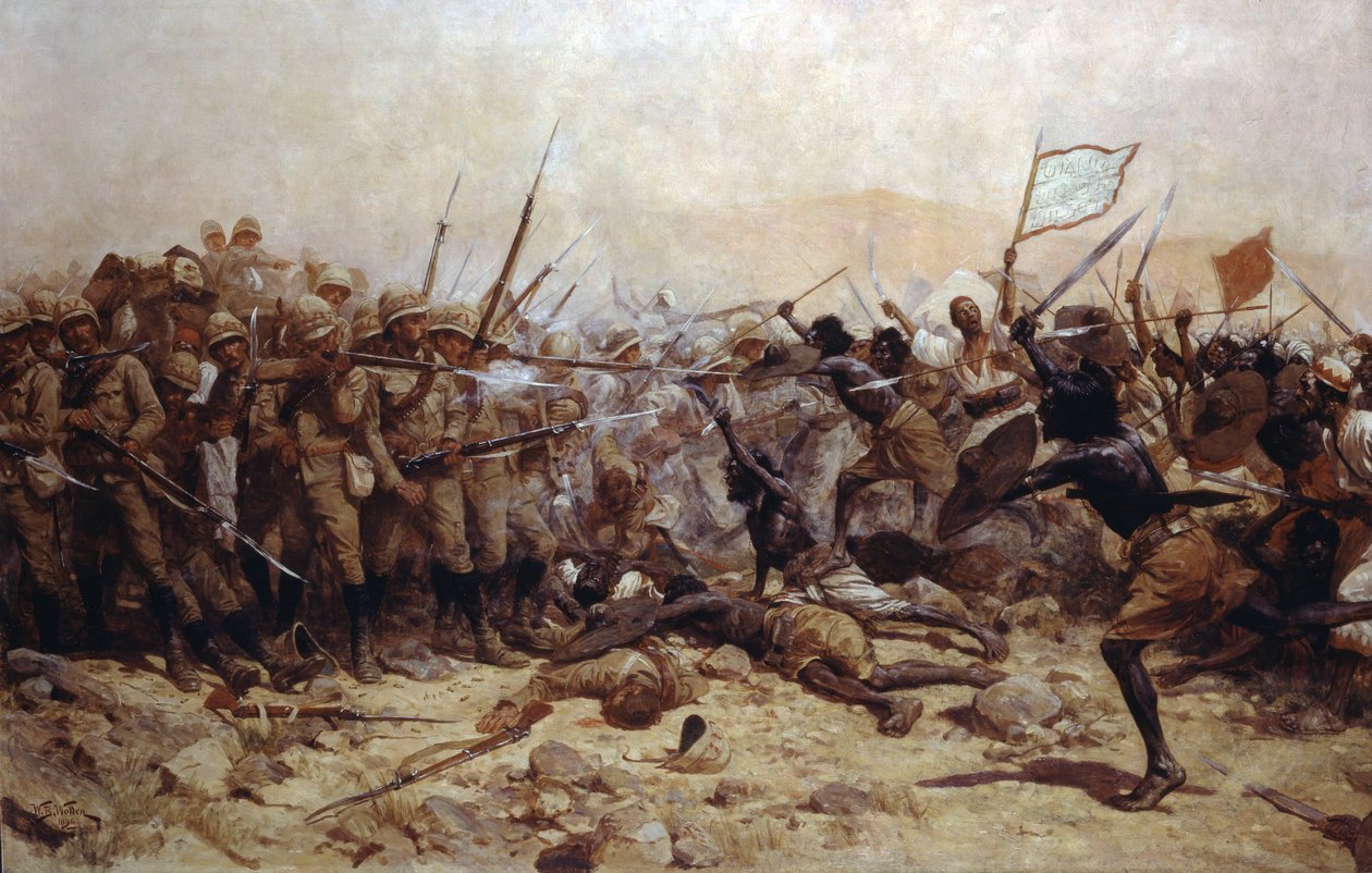 معركة أبو كليّة ، 17 يناير 1885 ، 1896 بواسطة صوف ويليام بارنز