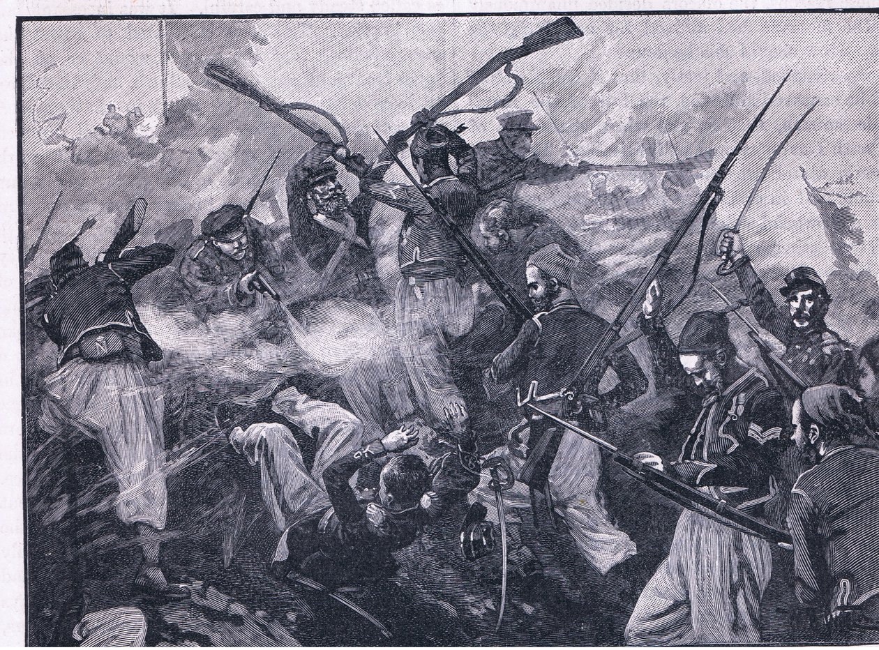 الفرنسيون في مالاكوف 1855 م بواسطة صوف ويليام بارنز