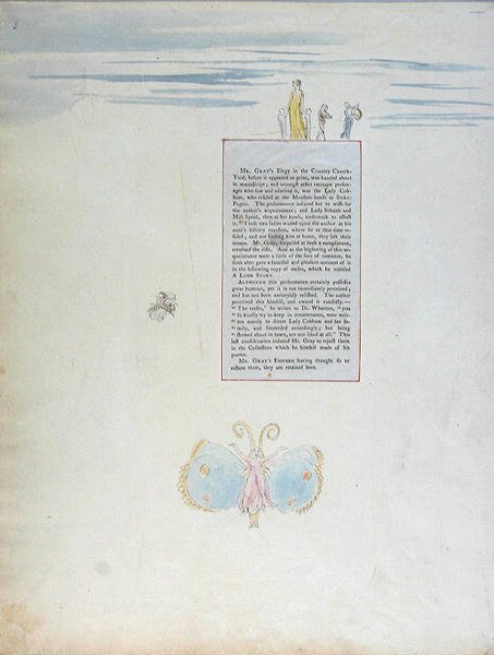 قصة طويلة ، تصميم 24 من قصائد توماس غراي ، 1797-1798 (مرحاض بالقلم والحبر الأسود) بواسطة وليام بليك