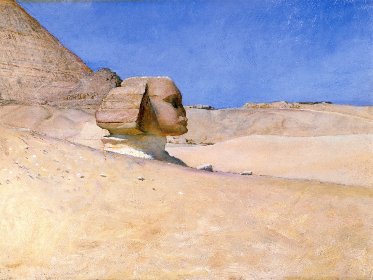 أبو الهول في منتصف النهار في الصيف ، c.1885 بواسطة وليام بليك ريتشموند