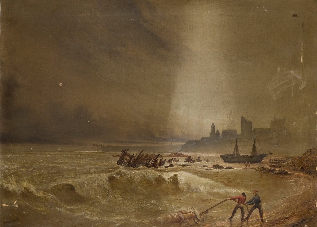 المناظر البحرية قبالة Tynemouth ، 1871 بواسطة وليام كونيل