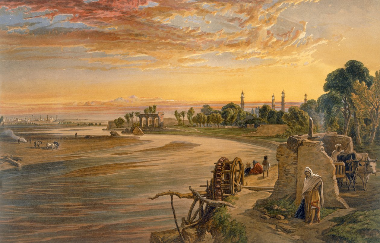نهر رافي ، من "الهند القديمة والحديثة" ، 1867 بواسطة وليام كريميا سيمبسون