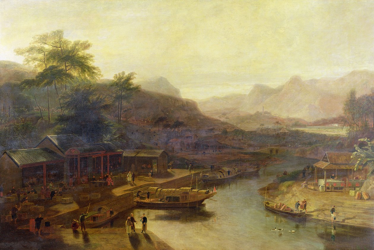 وجهة نظر في الصين: زراعة نبات الشاي ، ص 1810 بواسطة وليام دانييل