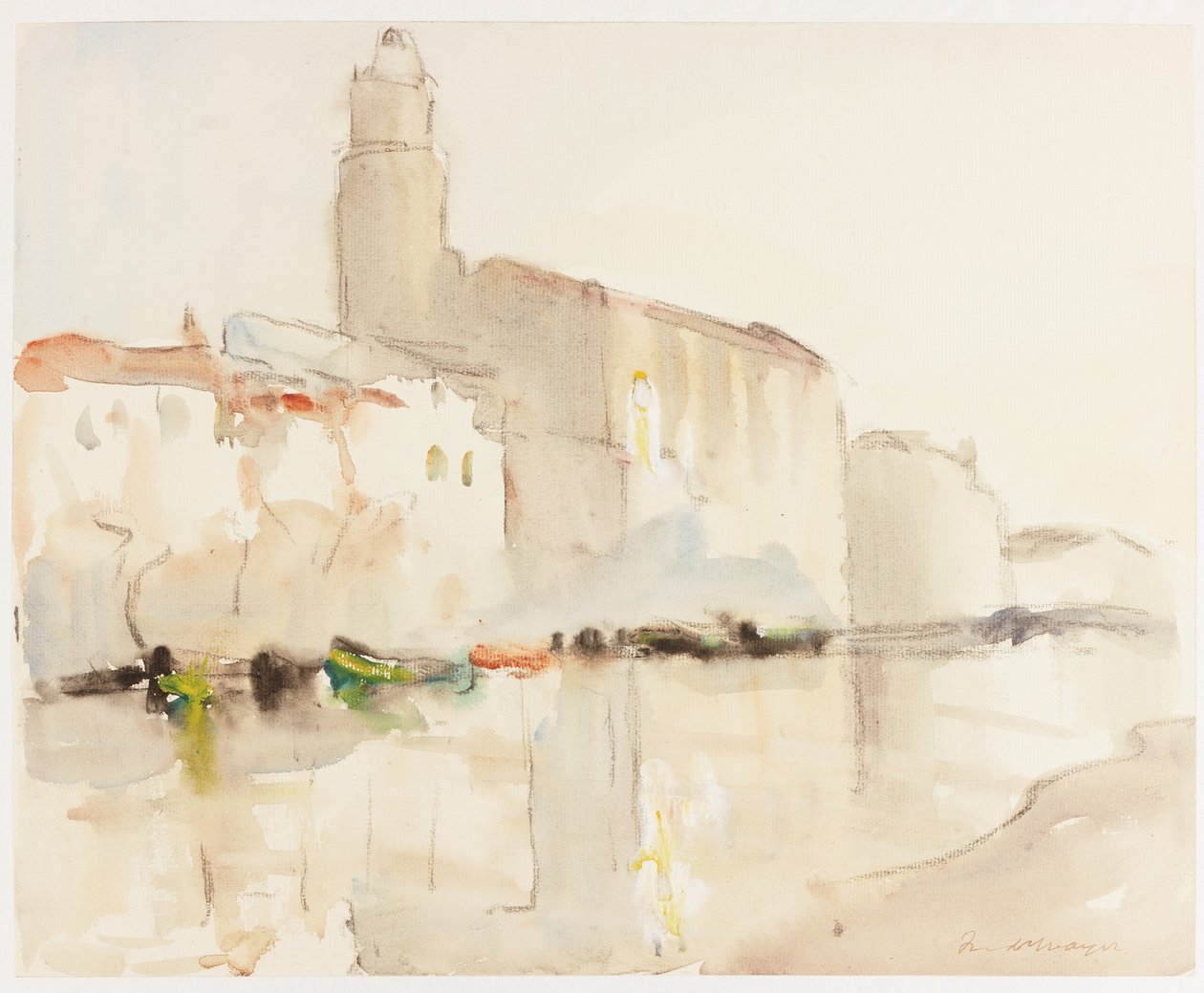 Martigues (قبل الميلاد والفحم والمرحاض على الورق) بواسطة وليام فريدريك مايور