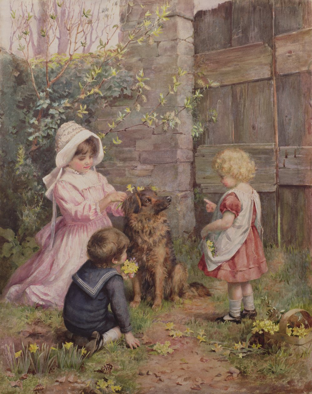 عيد ميلاد Collies بواسطة وليام جونينج كينج