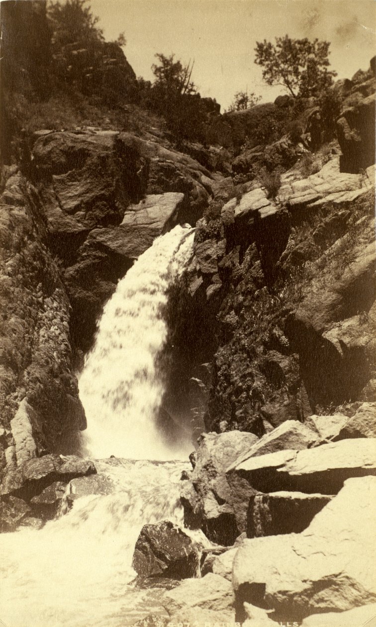 شلالات قوس قزح ، c.1880 (طباعة زينية) بواسطة وليام هنري جاكسون