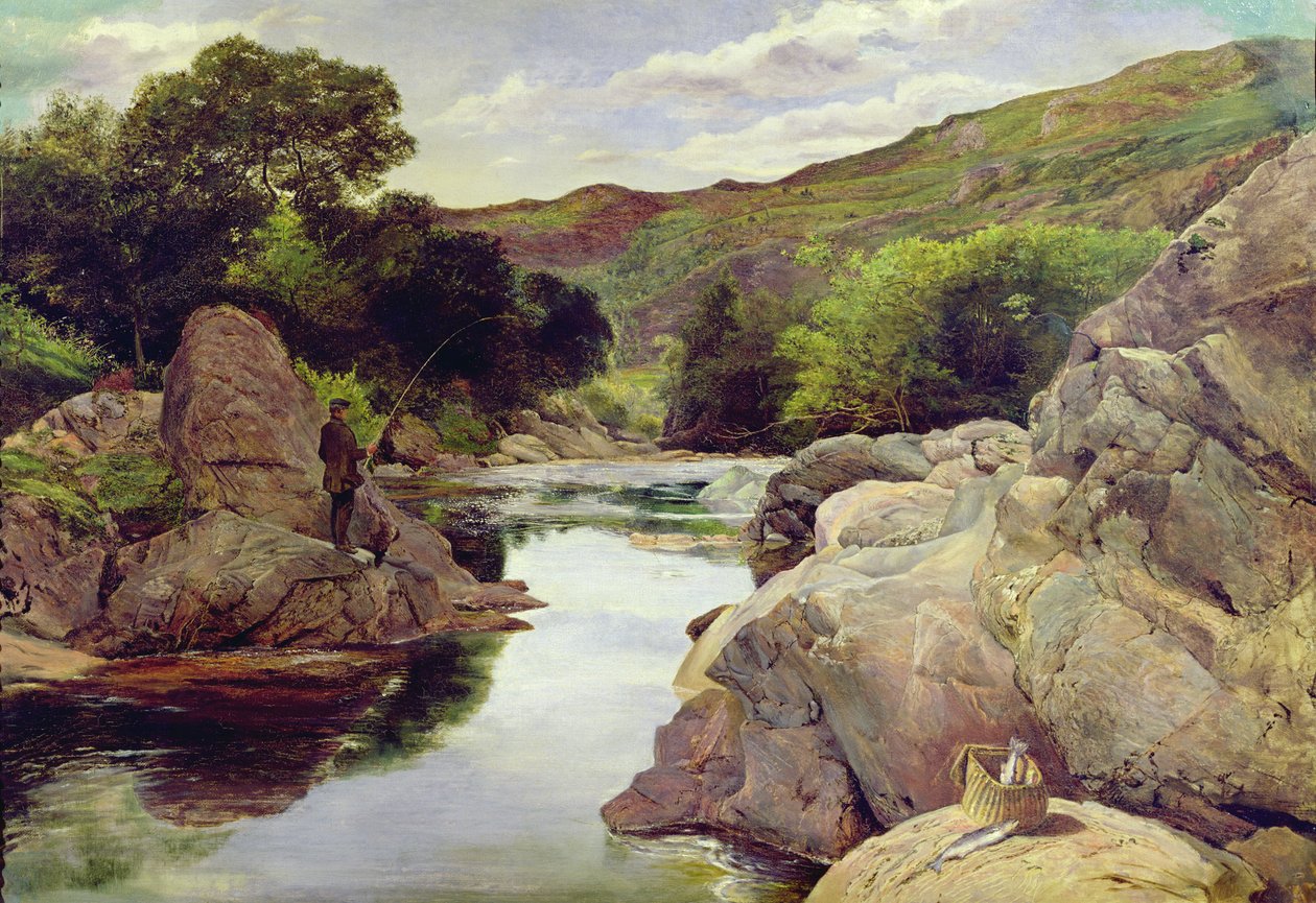Glenfinlas مع صيد Millais ، 1853 بواسطة وليام هنري ميليس