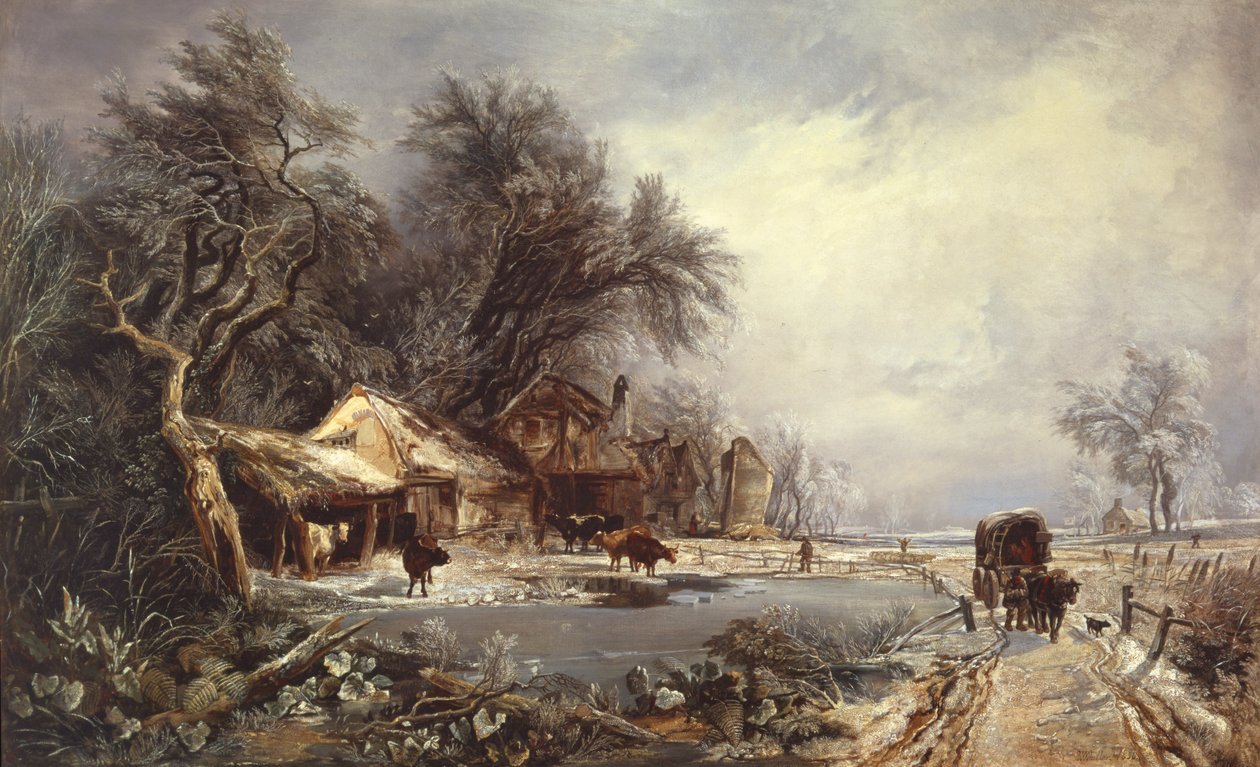 المناظر الطبيعية الشتوية ، 1836 بواسطة وليام جيمس مولر