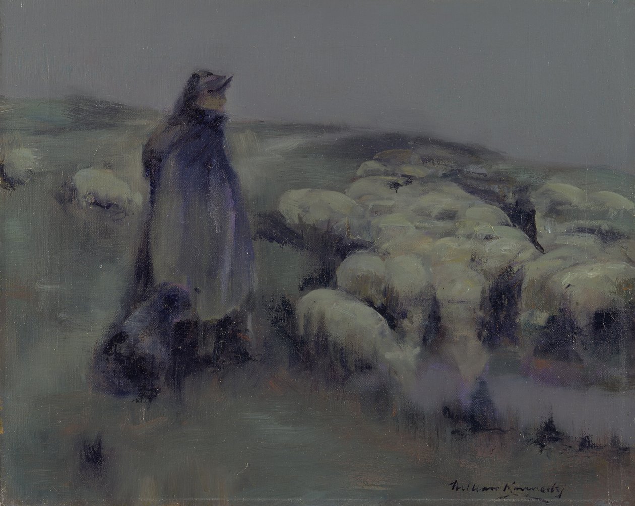راعية ، c.1890-95 بواسطة وليام كينيدي
