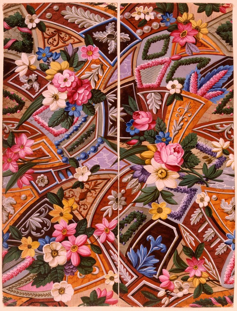 تصميم المنسوجات ، ج 1782-92 بواسطة وليام كيلبورن