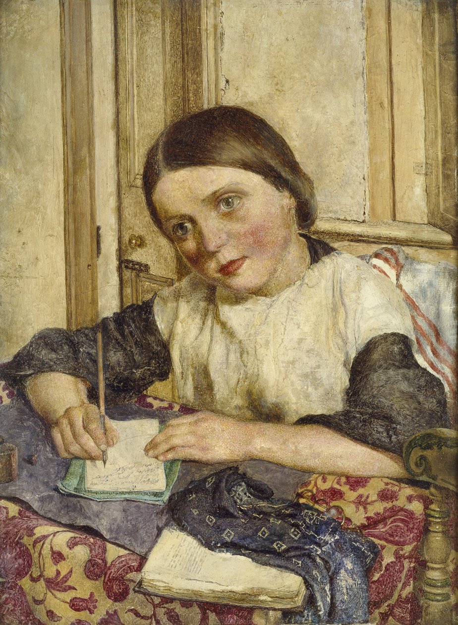 Gaslight ، 1854 (زيت فوق الجرافيت على اللوحة ، مُثبَّت كرسم) بواسطة وليام لي