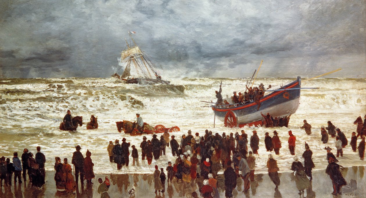 قارب النجاة ، 1873 بواسطة وليام ليونيل ويلي