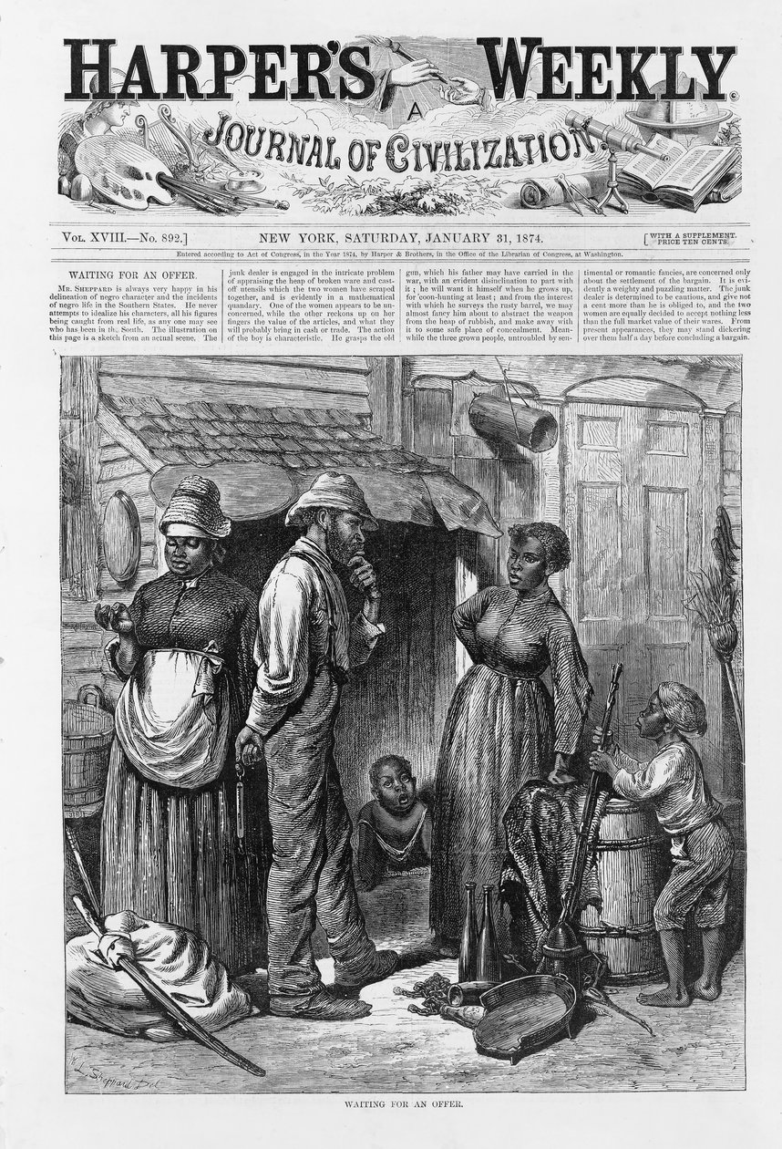 في انتظار عرض ، حانة. 1874 بواسطة وليام لودلو شيبرد