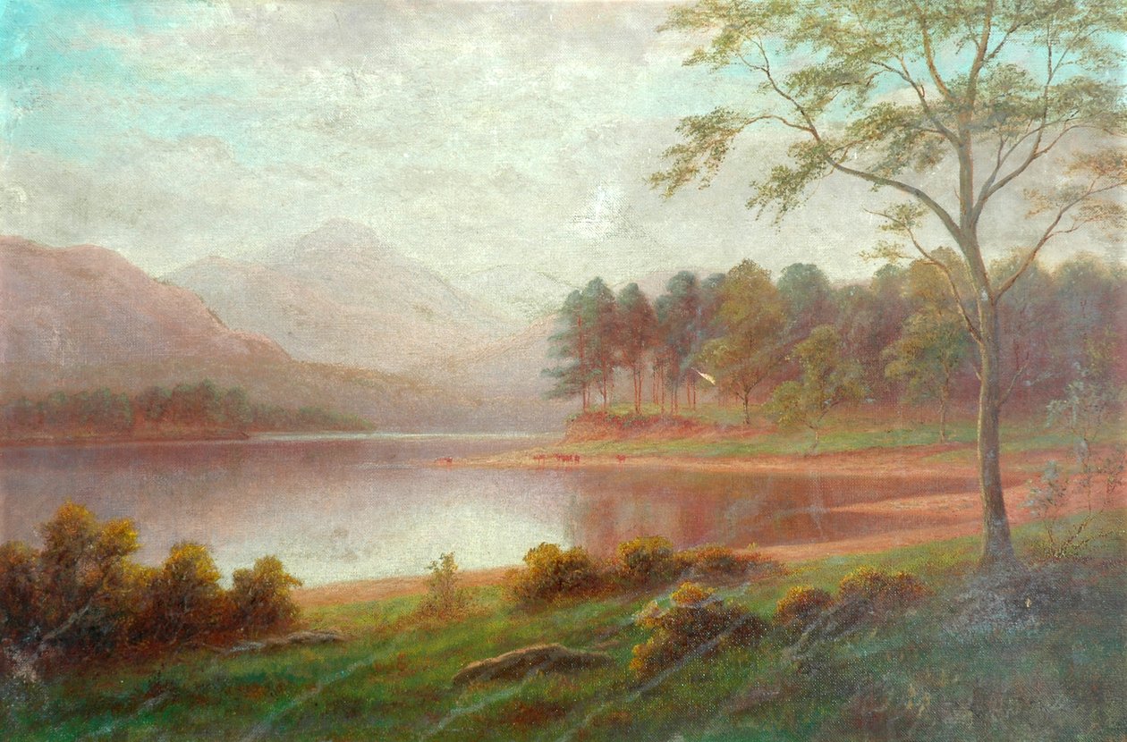 Browmill Point ، Derwentwater ، كمبرلاند بواسطة وليام ميلور