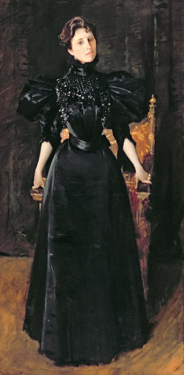 صورة لسيدة سوداء ، 1895 بواسطة وليام ميريت تشيس