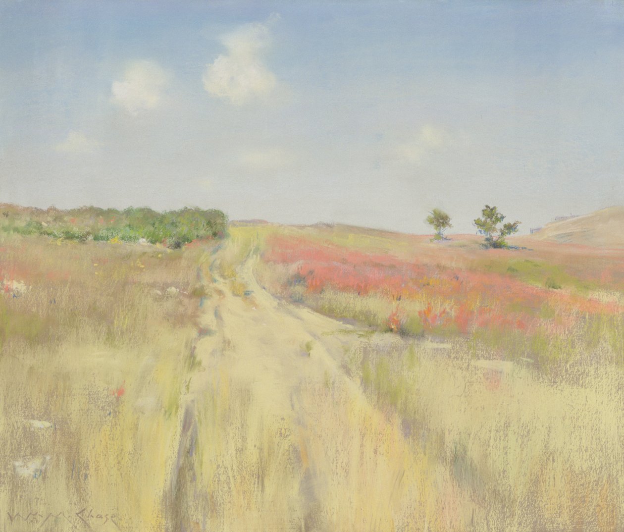 Shinnecock Hills (باستيل) بواسطة وليام ميريت تشيس