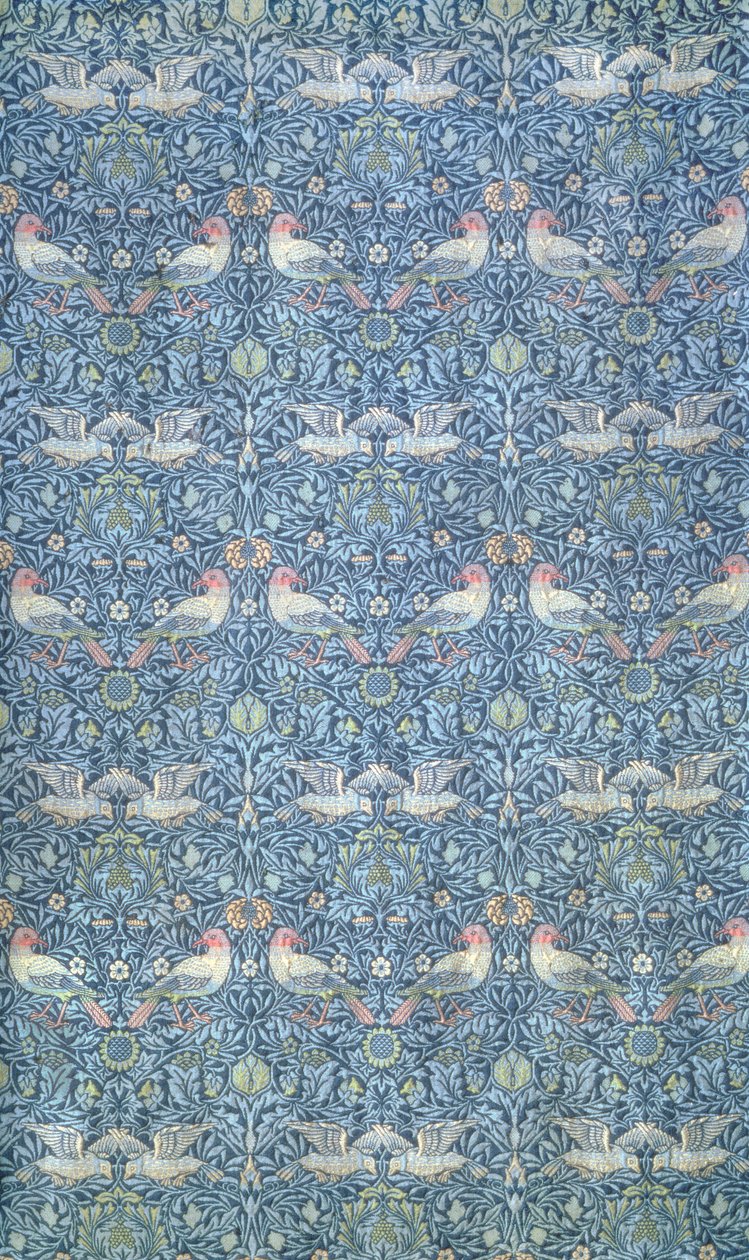 طائر ، مصنعة من قبل Morris & Co. ، 1878 (قماش مزدوج من الصوف المنسوج) (انظر أيضًا 76782) بواسطة وليام موريس
