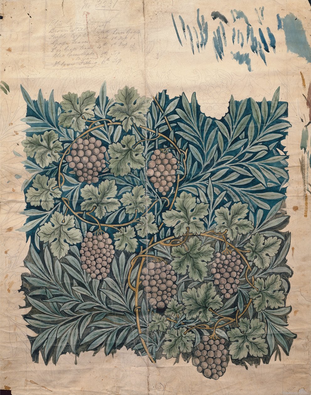 تصميم ورق حائط &39;فاين&39; ، 1872 بواسطة وليام موريس