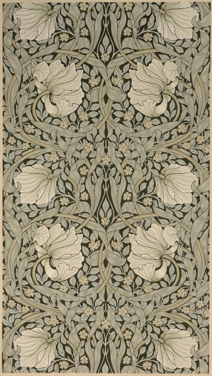 تصميم خلفية Pimpernel ، 1876 ، تم تصنيعها بواسطة Jeffrey & Co ، Islington ، بواسطة وليام موريس
