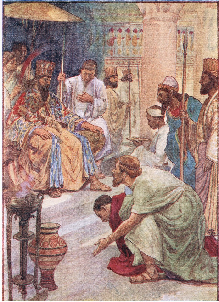 Thlemistocles في المحكمة الفارسية ، من Plutarch Lives التي نشرتها TC & EC Jack Ltd ، 1920s بواسطة وليام ريني