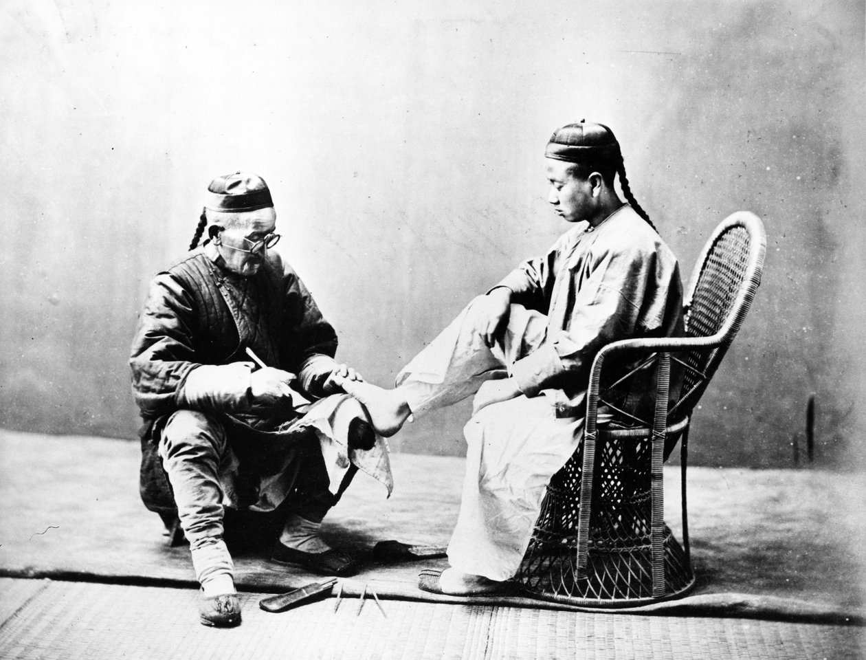 كتر الذرة في الشوارع ، c.1875 بواسطة وليام سوندرز