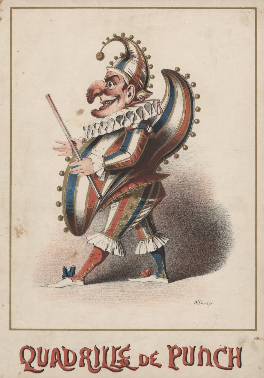كوادريل دي بانش ، 1850 (كروموليثو) بواسطة ويليام شارب