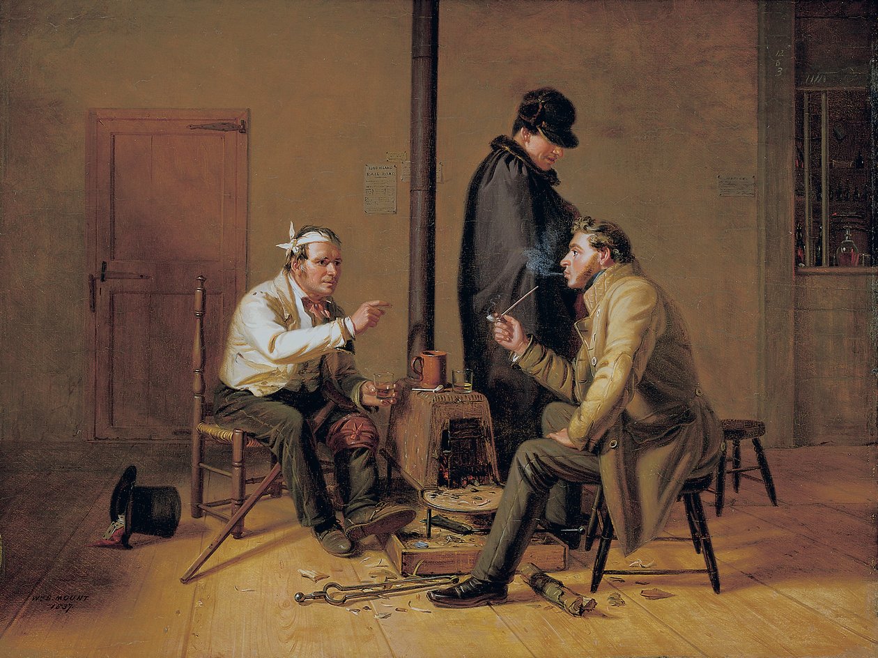 The Tough Story - Scene in a Country Tavern ، 1837 بواسطة وليام سيدني جبل