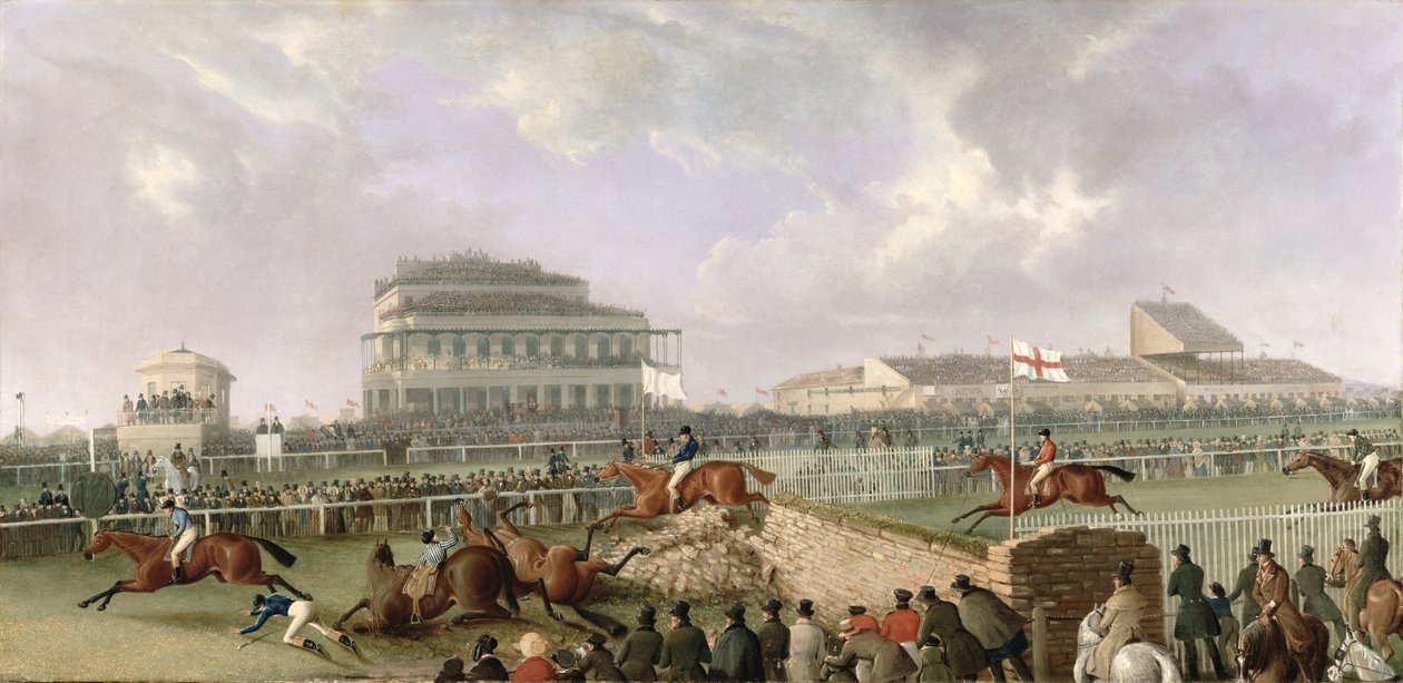 ليفربول و National Steeplechase في Aintree 1843 ، c.1843 بواسطة وليام تاسكر