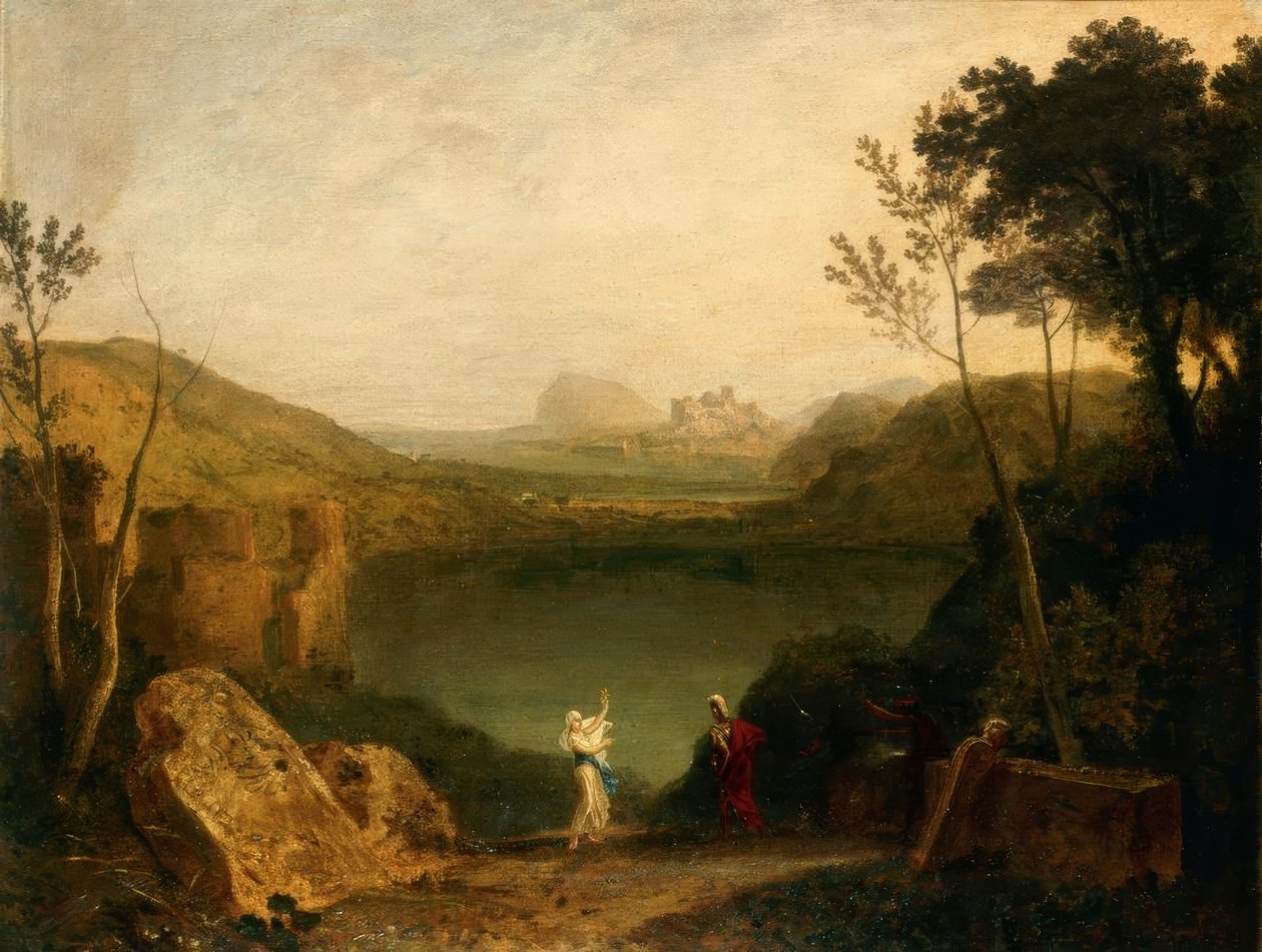 اينيس و Sibyl ، بحيرة Avernus بواسطة جوزيف مالورد وليام تورنر