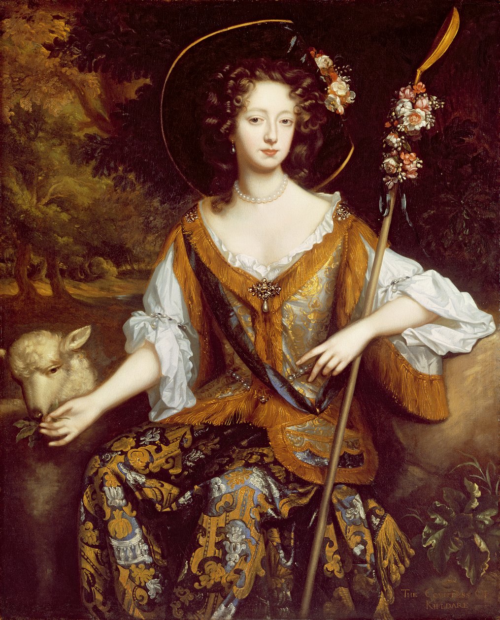 إليزابيث جونز ، كونتيسة كيلدير ، c.1684 بواسطة وليام ويسينج أو ويسيميج
