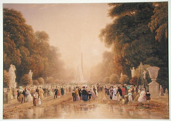 التويلري ، c.1840 (مرحاض وغواش على ورق) بواسطة وليام وايلد