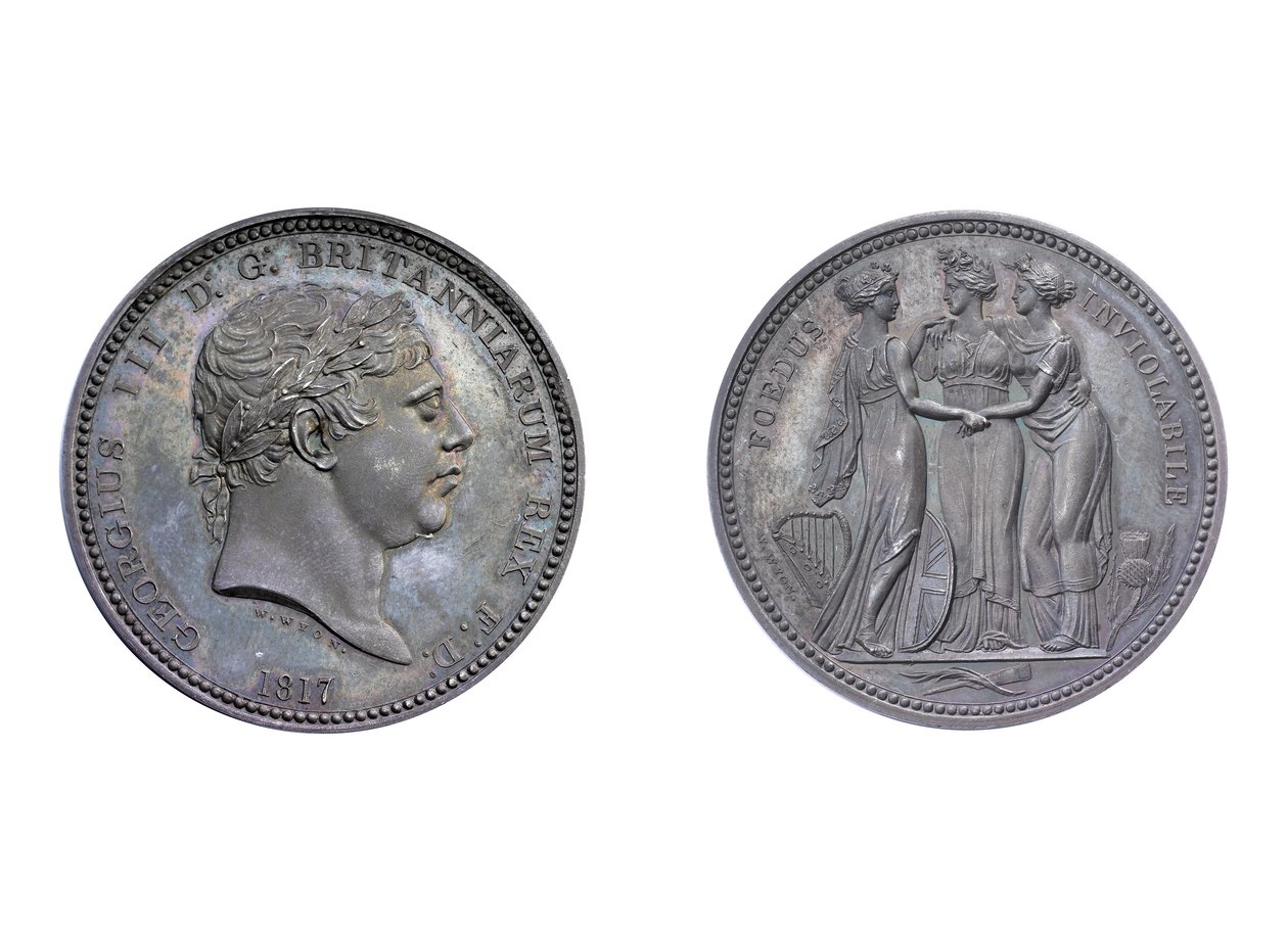 تاج ذو ثلاث درجات ، 1817 (معدن) بواسطة وليام ويون