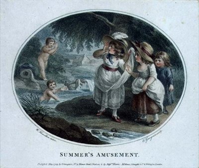 تسلية الصيف ، محفورة وحانة. بواسطة Thomas Gaugain (1748-1812) بواسطة وليام (بعد) هاميلتون