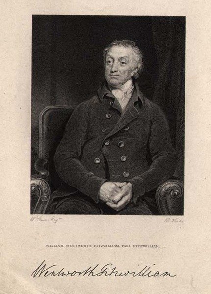 ويليام وينتورث فيتزويليام ، إيرل فيتزويليام الثاني (1748-1833) ، نقش بواسطة ر. هيكس بواسطة وليام (بعد) أوين
