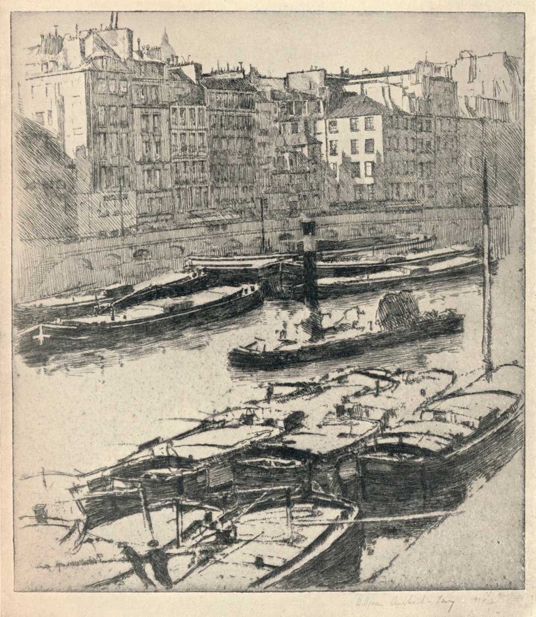 Quai des Grands Augustins ، 1915 بواسطة وليام إيه ليفي
