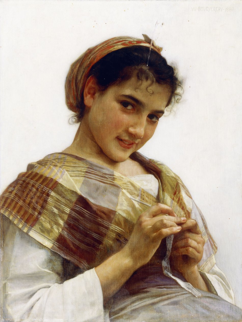 فتاة بريتون ، 1889 بواسطة وليام أدولف بوغيرو