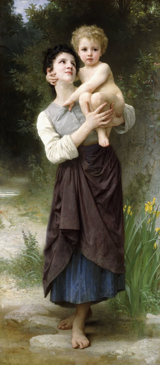 الأخ والأخت ، 1887 بواسطة وليام أدولف بوغيرو