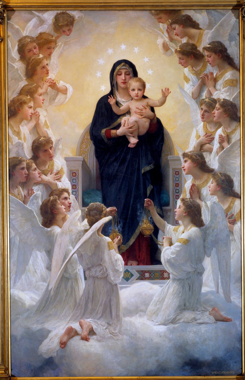 عذراء الملائكة ، بقلم ويليام أدولف بوجيرو (1825-1905) 1900 بواسطة وليام أدولف بوغيرو