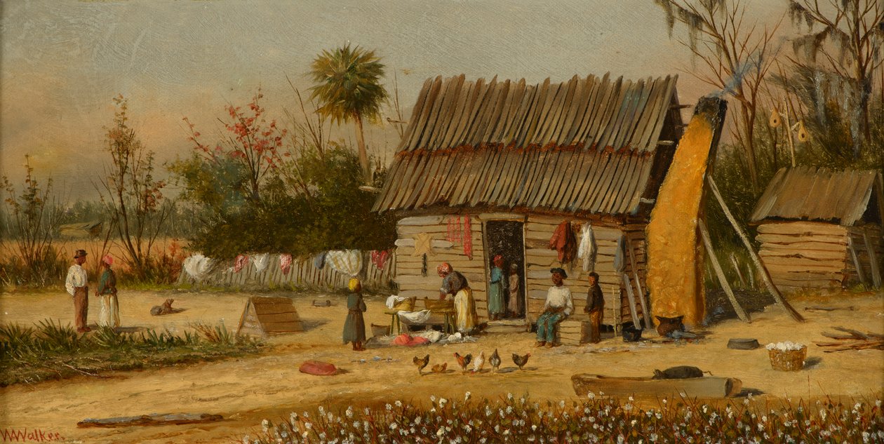 يوم الغسيل ، c.1890 (زيت على لوحة الأكاديمية) بواسطة وليام أيكن والكر