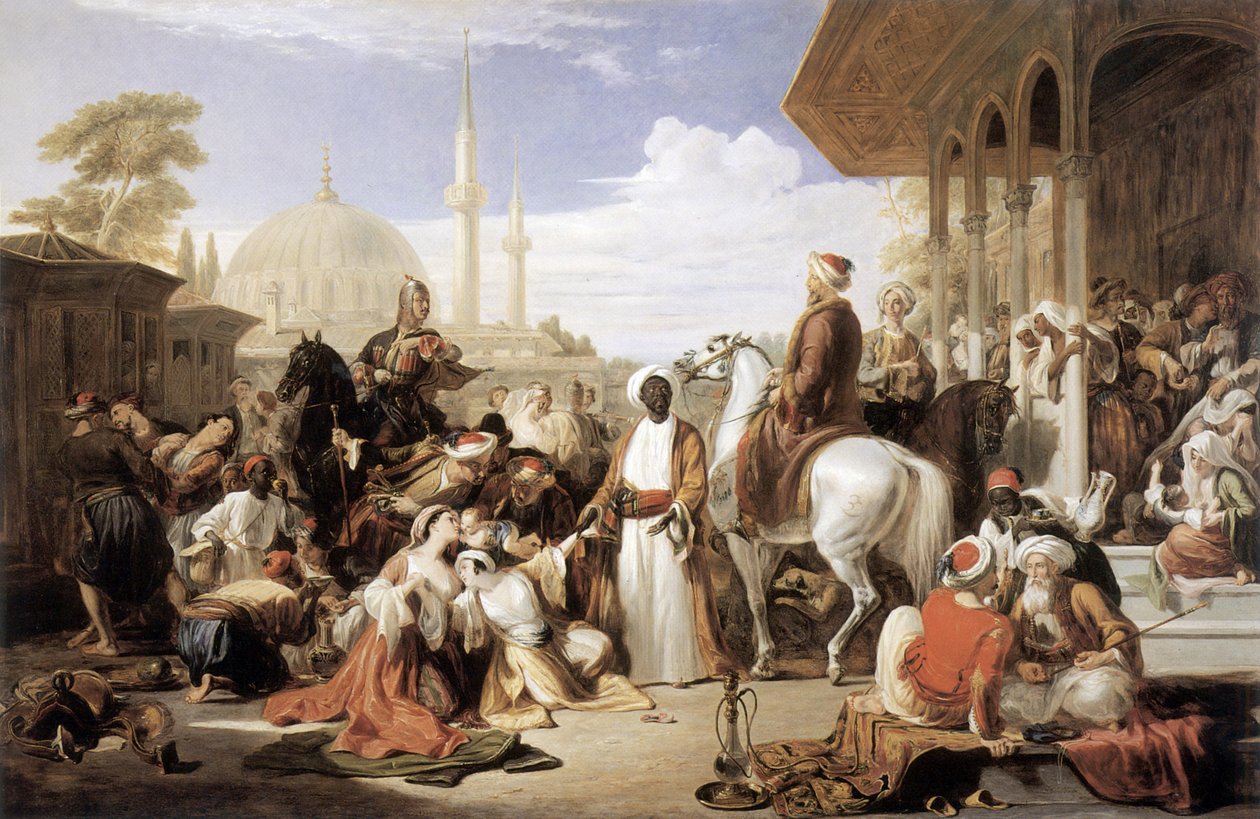 سوق العبيد، القسطنطينية بواسطة وليام ألان