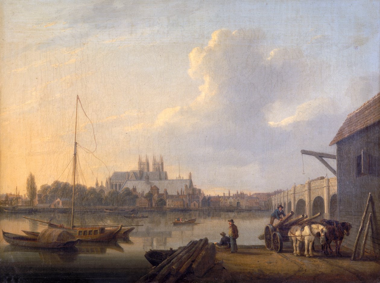 "وستمنستر من الجنوب" ، 1810 بواسطة وليام أندرسون