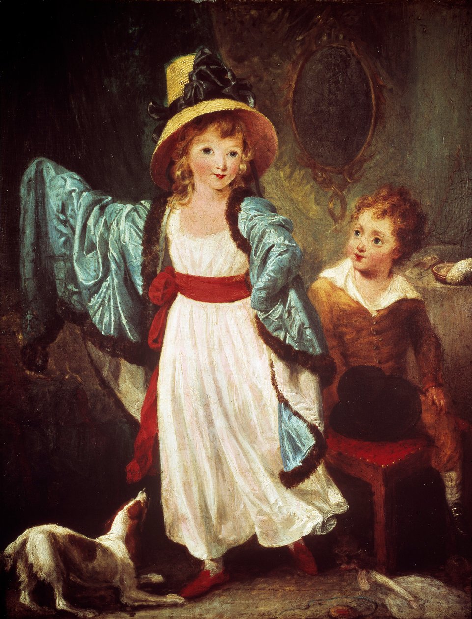 Les enfants deguises لوحة لويليام أرتود (1763-1823) شمس القرن التاسع عشر. 0،51 × 0،41 م باريس ، متحف كونياك جاي. بواسطة وليام أرتود