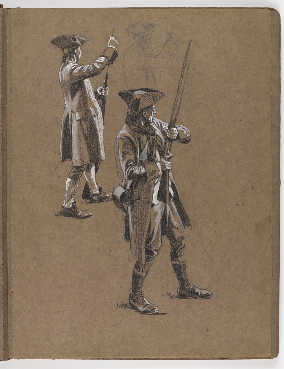 دراسة عن الرسم الزيتي بقلم ويليام بارنز وولين ، معركة ليكسينغتون 1775؟ بواسطة صوف ويليام بارنز