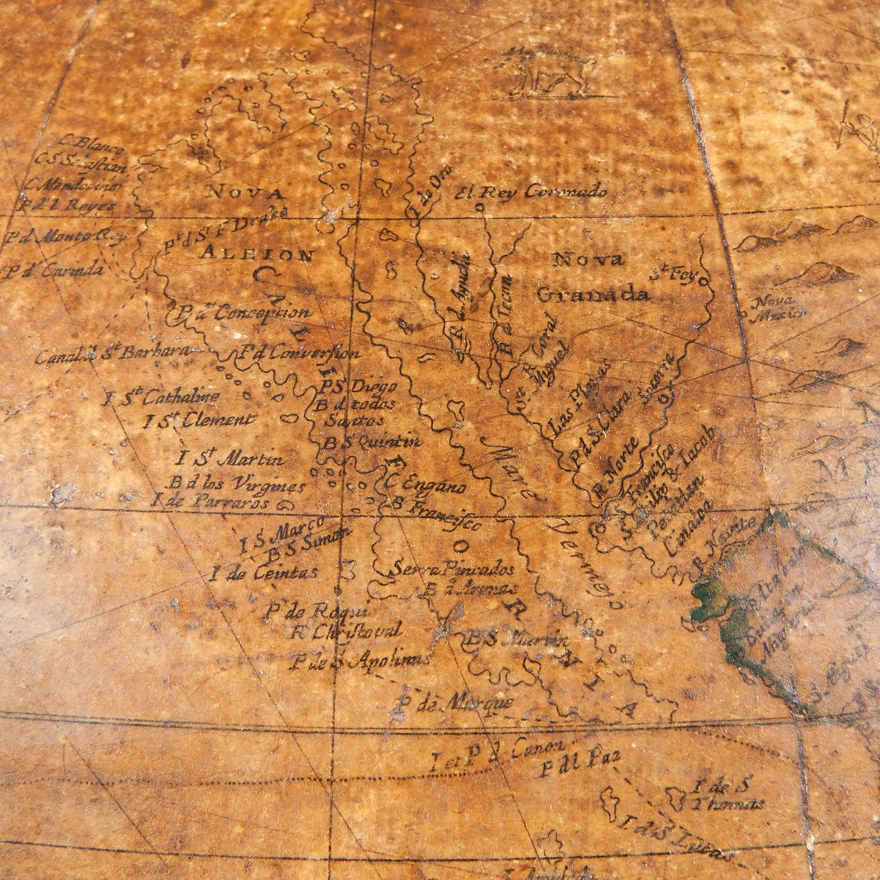 العالم الأرضي الإنجليزي المبكر ، c.1673 بواسطة وليام بيري