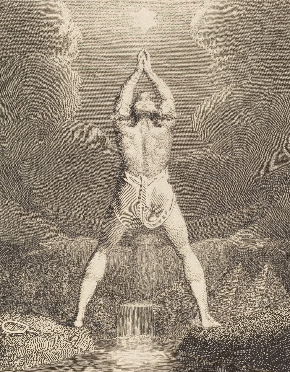 تسميد مصر 1791. بواسطة وليام بليك